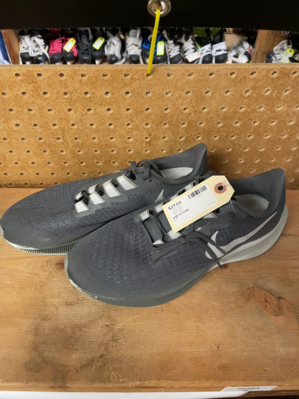 Nike Air Zoom Pegasus 37 Size 10 Grey Running Shoes